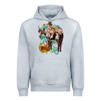 Heather Grey Happy Easter Day Rodeo Urban Hoodie - HowdyJamesFarm