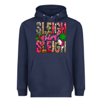 Navy Sleigh girl sleigh Heavyweight Hoodie - NancyCooperArtShop