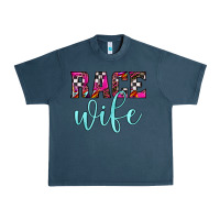 Midnight Navy race wife Urban Heavy Tee - JahusDesignShop
