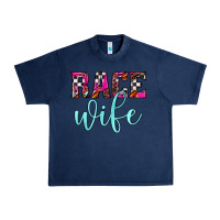 Navy race wife Urban Heavy Tee - JahusDesignShop
