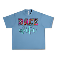 Pebble Blue race wife Urban Heavy Tee - JahusDesignShop