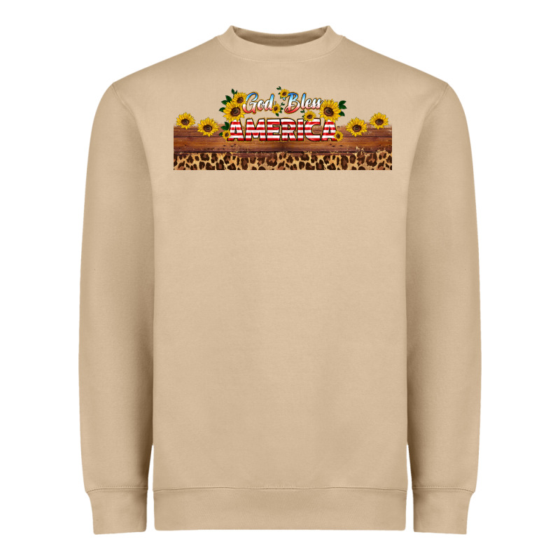 God Bless America Libbey Cup Heavyweight Sweatshirt by HRA Design Shop | Teevron