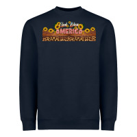 Navy god bless america libbey cup Heavyweight Sweatshirt - HRA Design Shop