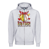 Heather Grey busy raising ballers Zipper Hoodie - MaliasSmallBusiness