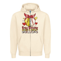 Sandshell busy raising ballers Zipper Hoodie - MaliasSmallBusiness