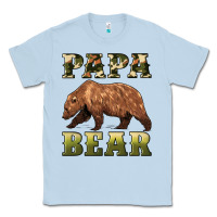 Dusty Blue papa bear Classic Tee - Artiststas