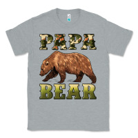 Heather Grey papa bear Classic Tee - Artiststas