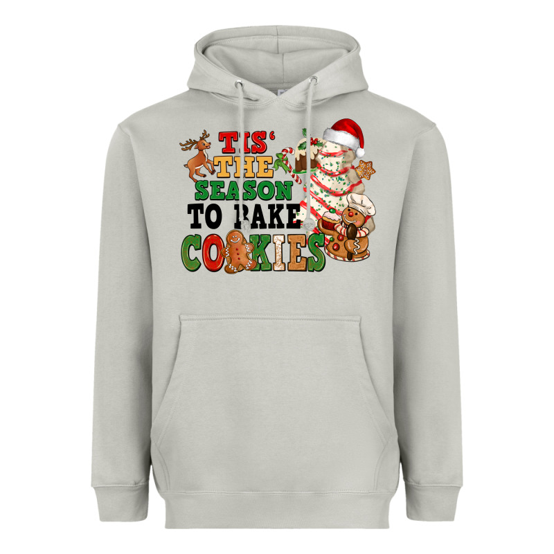 Tis' The Season To Bake Cookies Heavyweight Hoodie by NancyCooperArtShop | Teevron