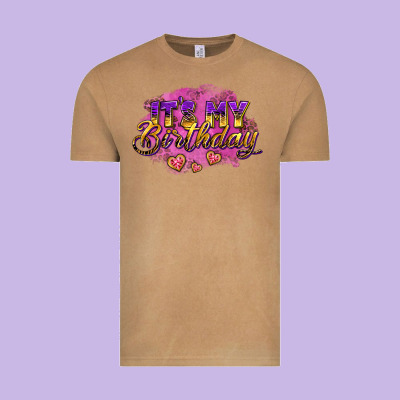 It's My Birthday Vintage Tee Designed By Adodesignshop