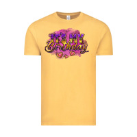 Vintage Mustard it's my birthday Vintage Tee - AdoDesignShop