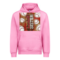 Fuchsia Pink baseball sister Urban Hoodie - TumblerDesignByShophia