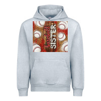 Heather Grey baseball sister Urban Hoodie - TumblerDesignByShophia