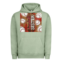 Pigment Oil Green baseball sister Urban Hoodie - TumblerDesignByShophia