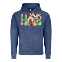 Vintage Denim Hop Rabbit Easter Vintage Hoodie - Neo Western