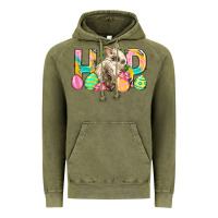 Hop Rabbit Easter Vintage Hoodie | Teevron