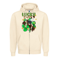 Sandshell lucky cowboy Zipper Hoodie - MaliasSmallBusiness