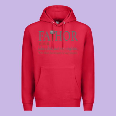 Fa-thor Like Dad Just Way Mightier Premium Hoodie Designed By Bettercallsaul