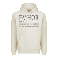 Oatmeal Heather Fa-Thor Like Dad Just Way Mightier Premium Hoodie - Bettercallsaul