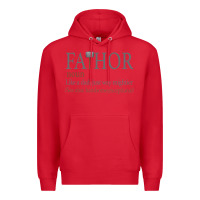 Red Fa-Thor Like Dad Just Way Mightier Premium Hoodie - Bettercallsaul