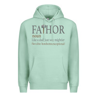 Seafoam Fa-Thor Like Dad Just Way Mightier Premium Hoodie - Bettercallsaul
