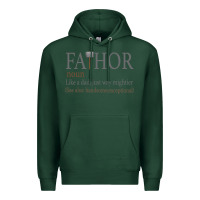 Sports Green Fa-Thor Like Dad Just Way Mightier Premium Hoodie - Bettercallsaul
