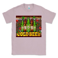 Lilac cold beer with beer bottles Classic Tee - AdoDesignShop