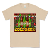 Mushroom cold beer with beer bottles Classic Tee - AdoDesignShop