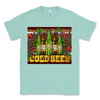 Seafoam cold beer with beer bottles Classic Tee - AdoDesignShop