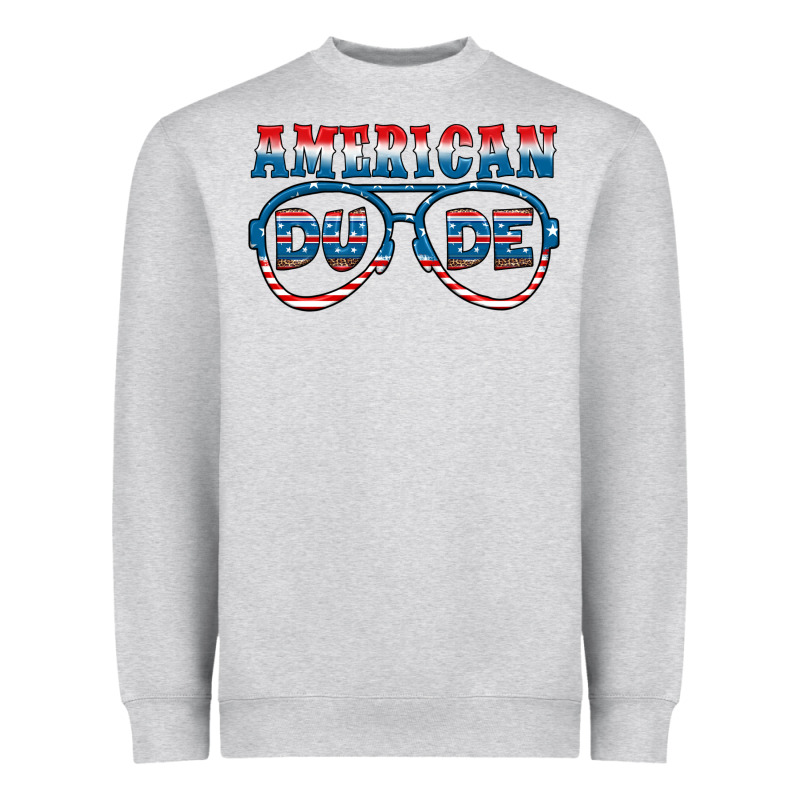 American Dude Heavyweight Sweatshirt by HRA Design Shop | Teevron
