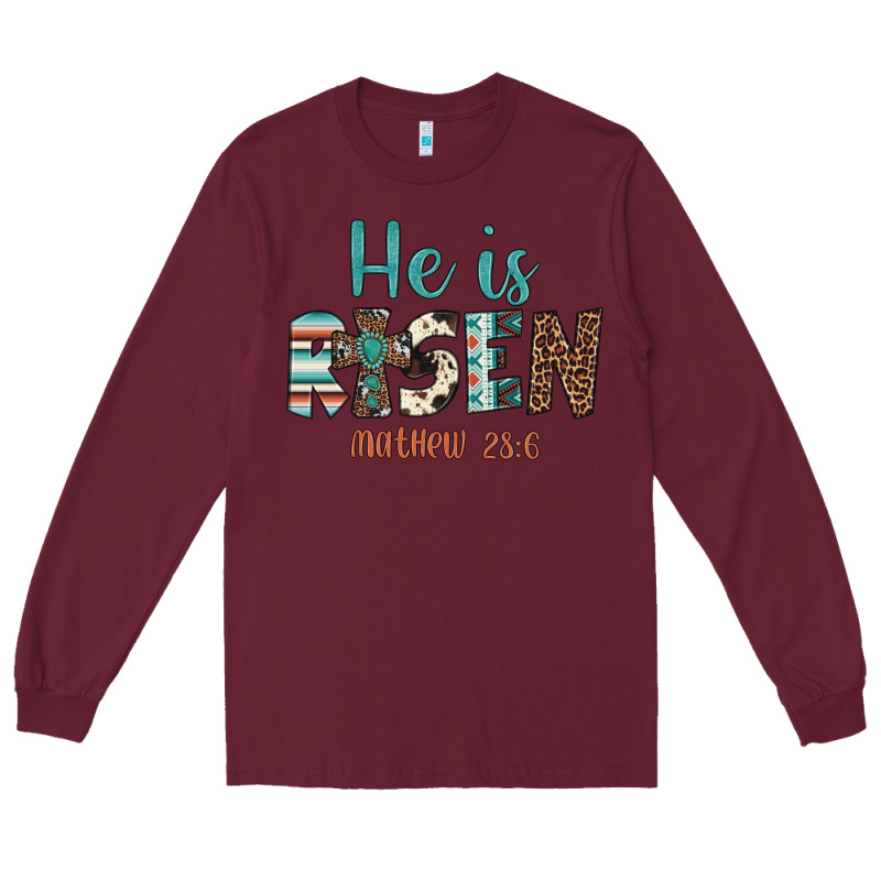 He Is Risen Long Sleeve Tee by Artiststas | Teevron