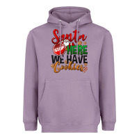 Lavender Santa here we have cookies Heavyweight Hoodie - NancyCooperArtShop