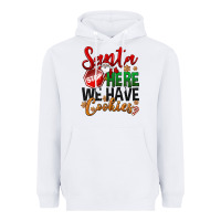 White Santa here we have cookies Heavyweight Hoodie - NancyCooperArtShop