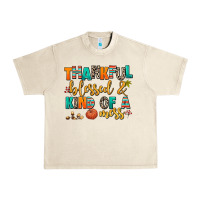 Sandshell thankful  blessed and kind of a mess Urban Heavy Tee - AdoDesignShop