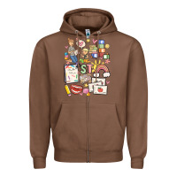 Chestnut can't talk right now doing speech therapy stuff Zipper Hoodie - MaliasSmallBusiness