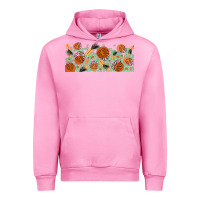 Fuchsia Pink boho plant Urban Hoodie - TumblerDesignByShophia