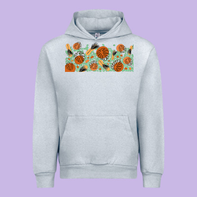 Boho Plant Urban Hoodie Designed By Tumblerdesignbyshophia