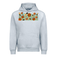 Heather Grey boho plant Urban Hoodie - TumblerDesignByShophia