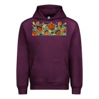 Mauve Wine boho plant Urban Hoodie - TumblerDesignByShophia