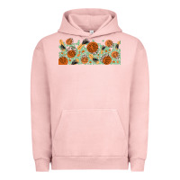 Pigment Salmon boho plant Urban Hoodie - TumblerDesignByShophia