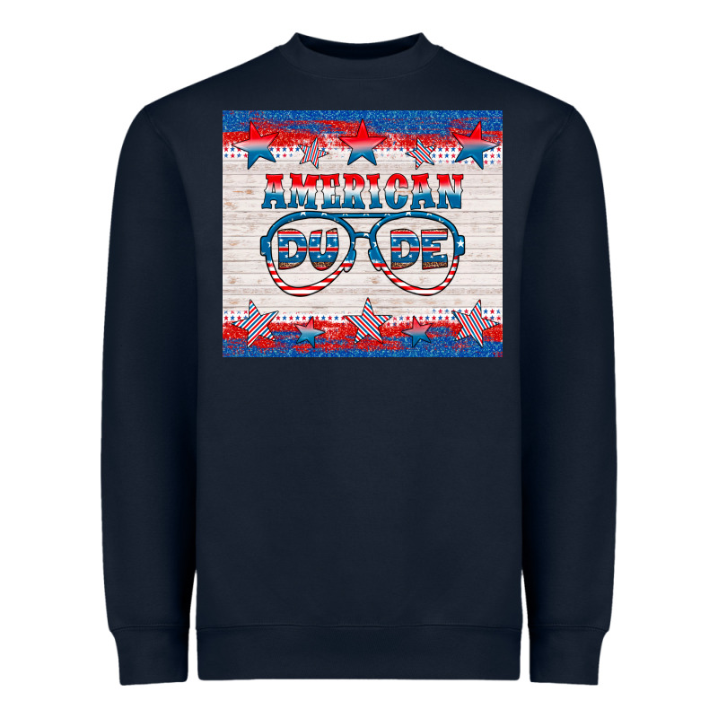 American Dude Heavyweight Sweatshirt by HRA Design Shop | Teevron