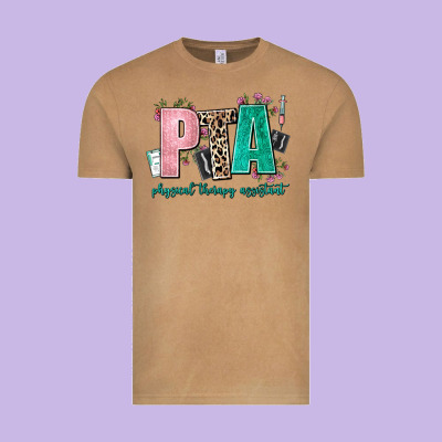 Pta Physical Therapy Assistant Vintage Tee Designed By Adodesignshop