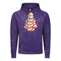 Cloud Purple white christmas cake Vintage Hoodie - FaDigitalArtStudio