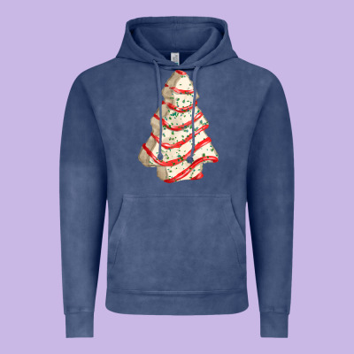 White Christmas Cake Vintage Hoodie Designed By Fadigitalartstudio