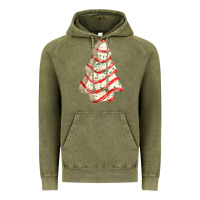 Vintage Olive white christmas cake Vintage Hoodie - FaDigitalArtStudio