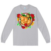 Moon Dust empanadas plate and roses Long Sleeve Tee - AdoDesignShop