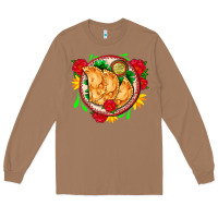 Toasted Coconut empanadas plate and roses Long Sleeve Tee - AdoDesignShop