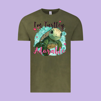 I'm Turtley Adorable Vintage Tee Designed By Jahusdesignshop