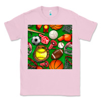 Bubblegum Pink physical education class seamless pattern Classic Tee - BundleAndBundleShop