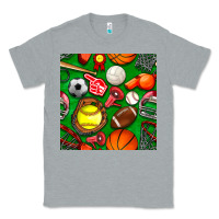 Heather Grey physical education class seamless pattern Classic Tee - BundleAndBundleShop