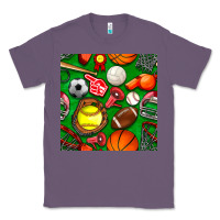 Lavender physical education class seamless pattern Classic Tee - BundleAndBundleShop